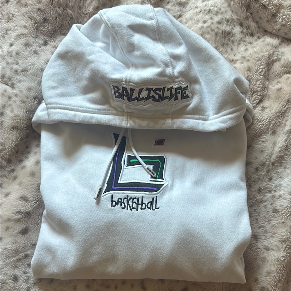 White BallisLife Tribute Hoodie